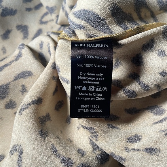 Kobi Halperin Kathy leopard chartreuse midi skirt - Picture 6 of 6